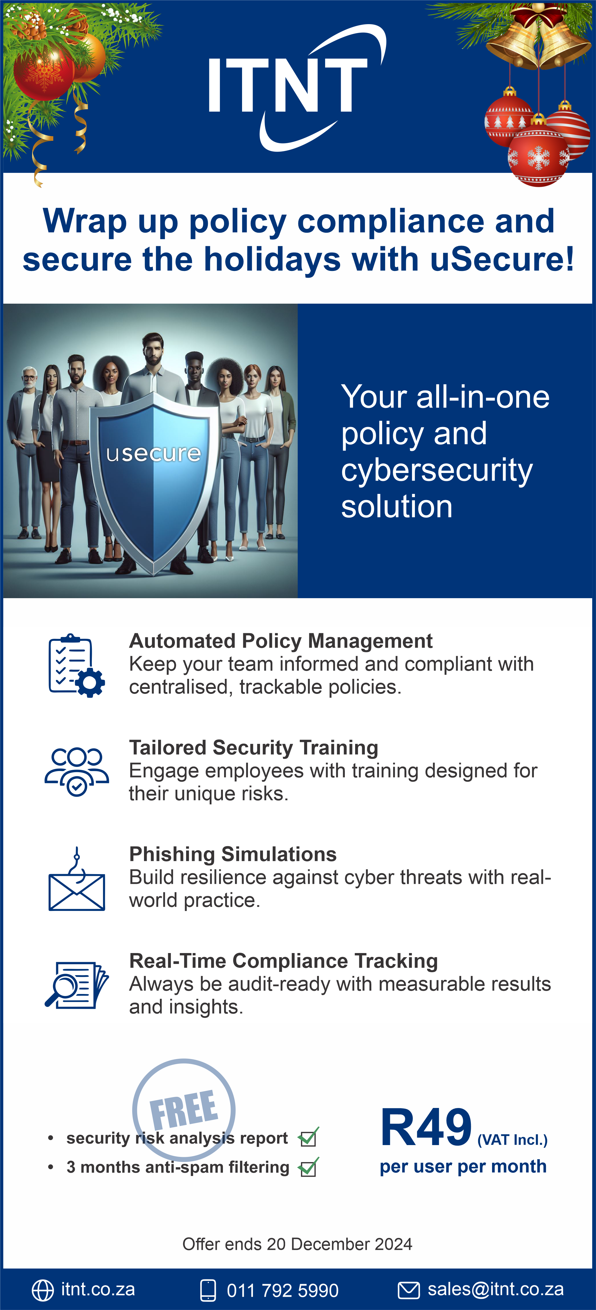 uSecure - Your all-in-one policy and cybersecurity solution